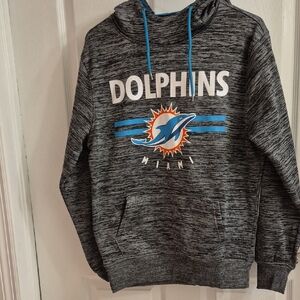 NFL Team Apparel Teal and Black Hoodie